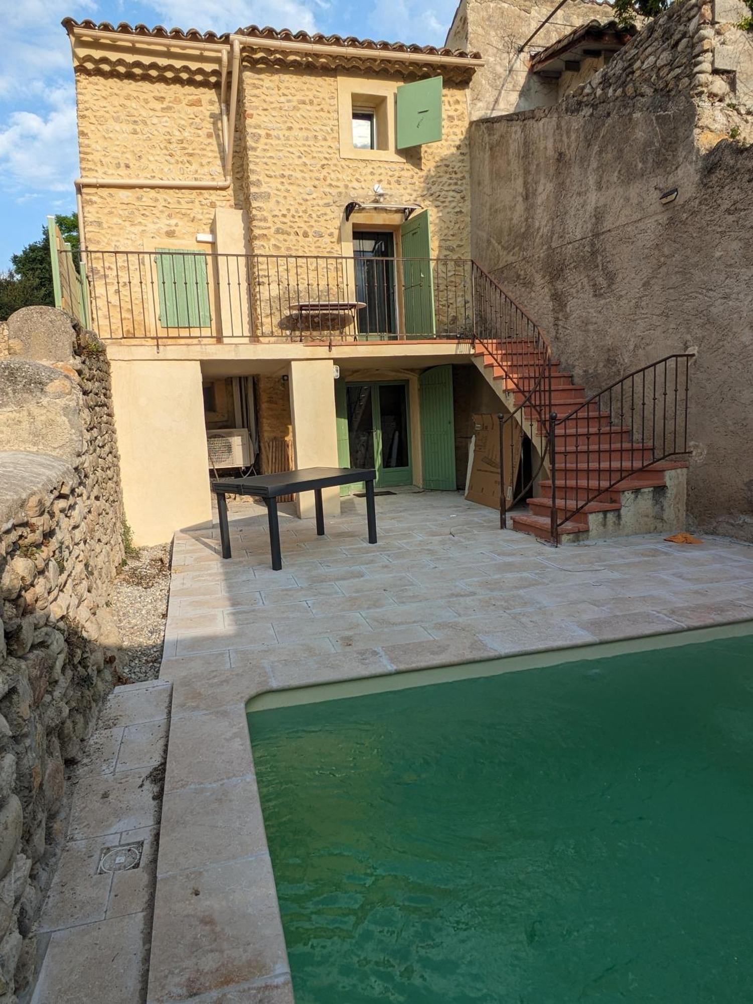 Maison de village en Provence Saint-Roman-de-Malegarde Extérieur photo